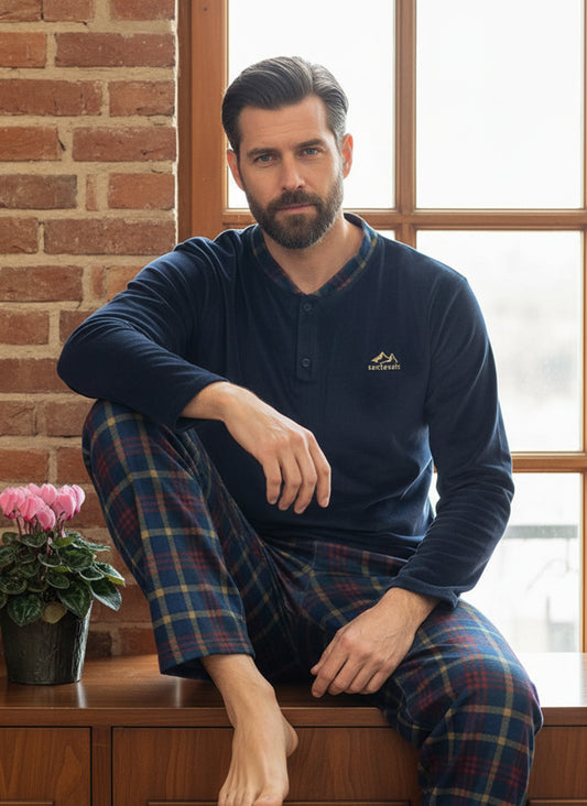 بيجامة رجالي مبطنة